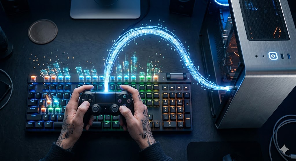 Kuinka yhdistää PS4-ohjain PC-tietokoneeseen?
